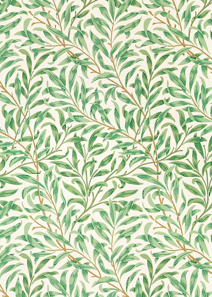 Willow Bough Green Pattern, william morris art