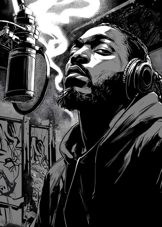 Kendrick Lamar Monochrome Recording