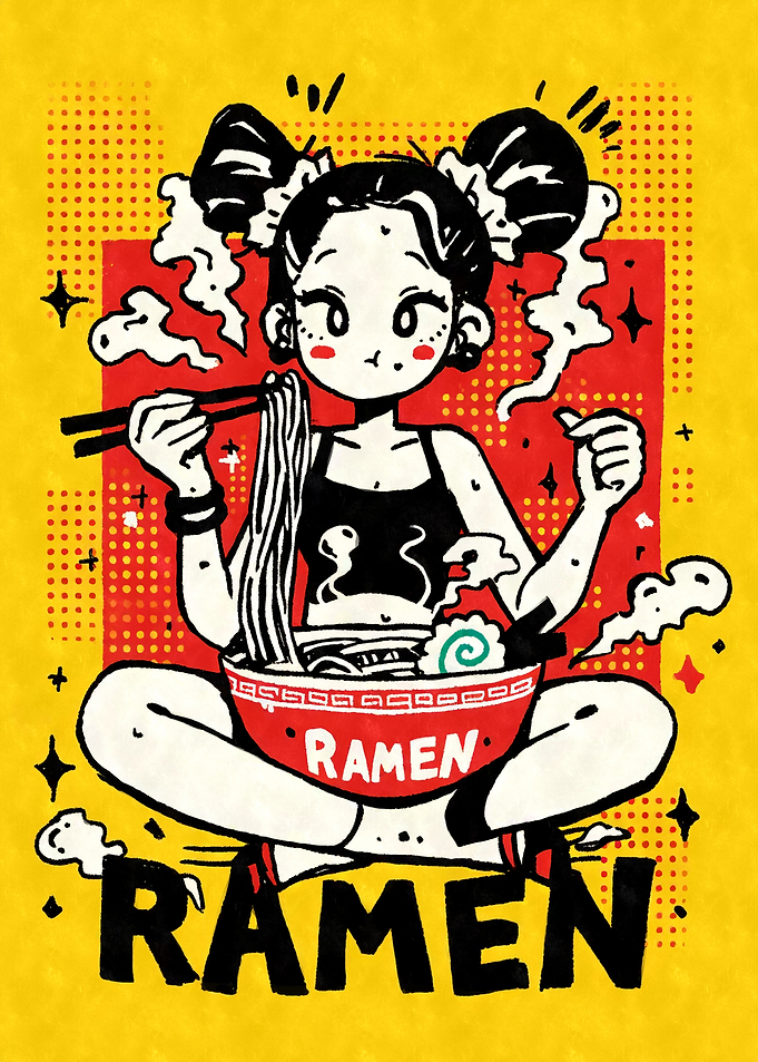 Kawaii Ramen Girl