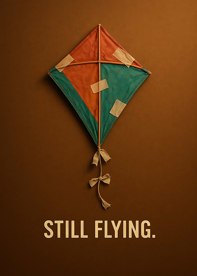 Still Flying Kite vintage