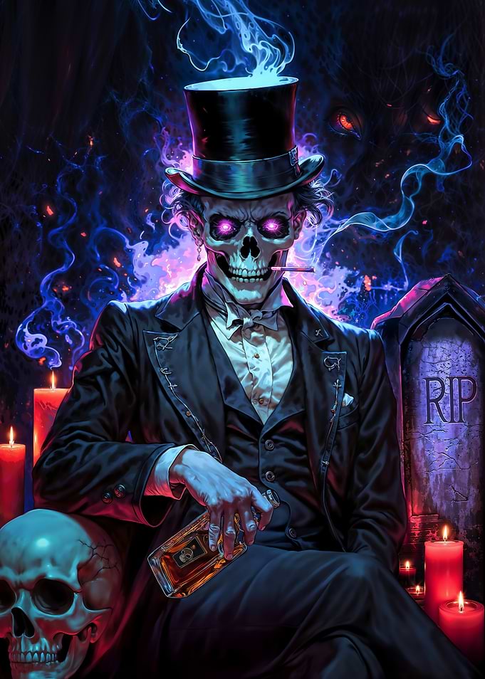 Skeleton King of the Night Baron Samedi