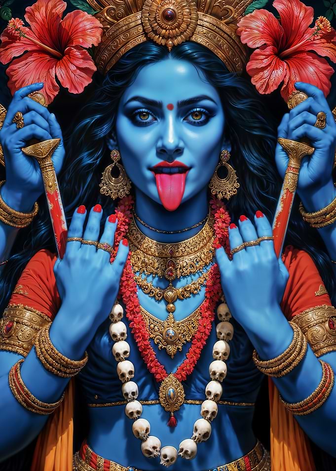 Mahakali, Goddess Kali Portrait