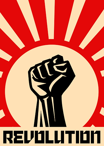 Revolution Fist Propaganda Poster
