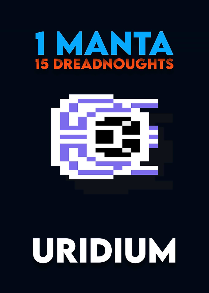 Uridium Game Pixel Art