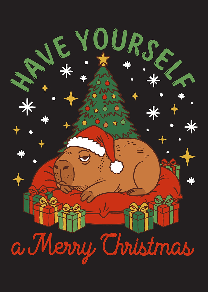 Capybara Christmas