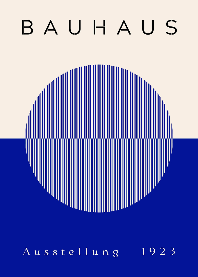 Bauhaus Ausstellung 1923 Poster