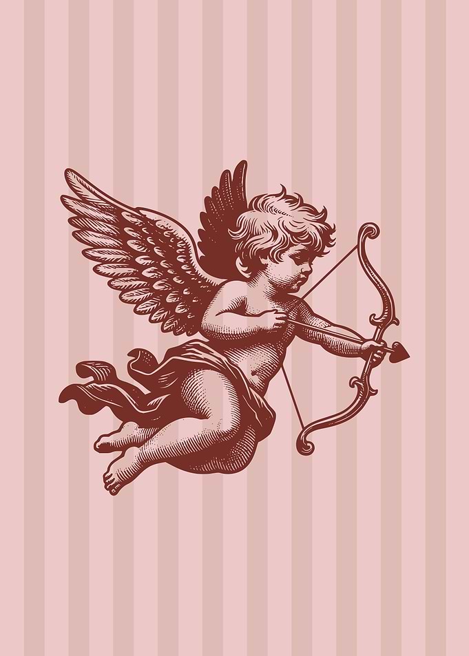 Cupid with Bow and Arrow