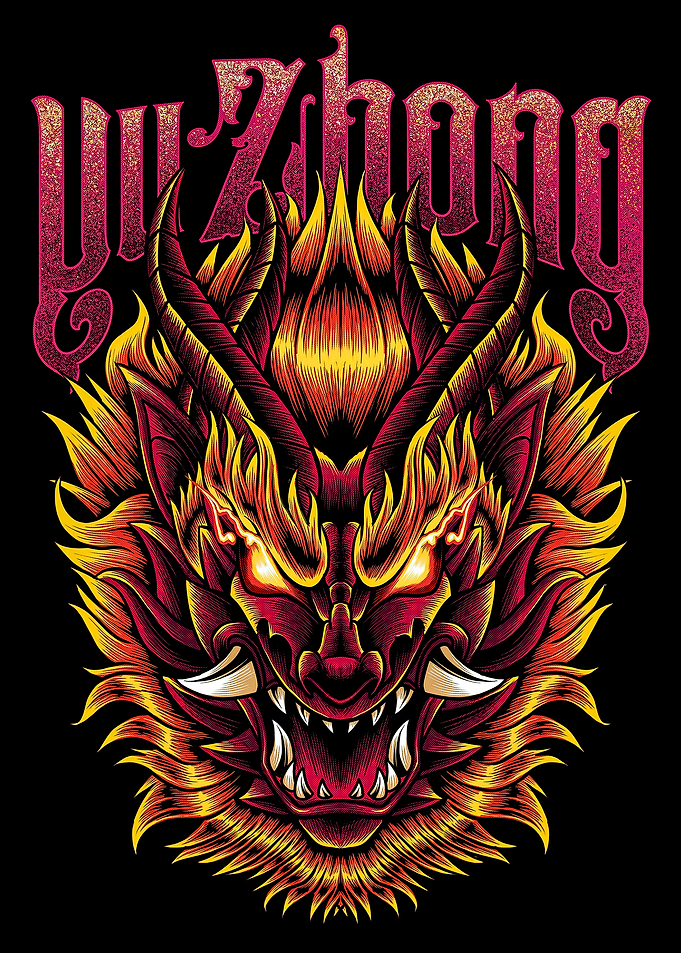 Yu Zhong Dragon Illustration