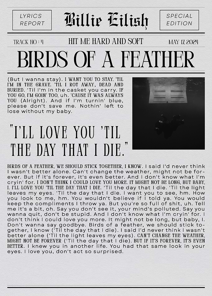 Billie Eilish - Birds of a Feather