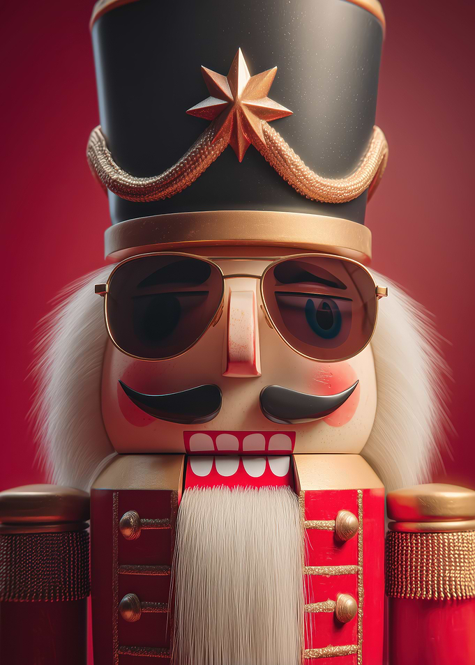 Cool Nutcracker with Sunglasses