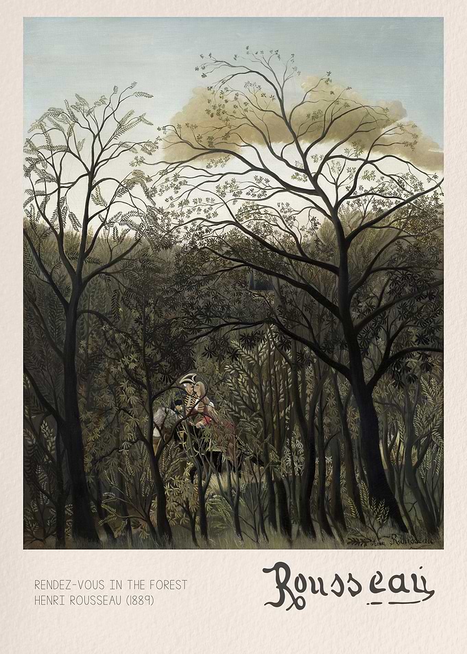 Rendez-vous in the Forest by Rousseau