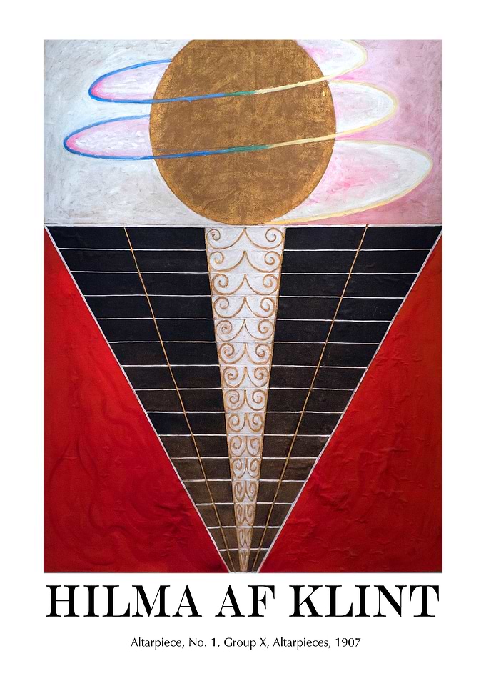 Hilma af Klint Altar Piece Painting