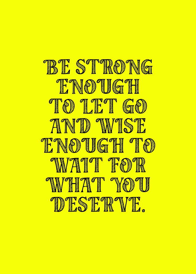 Inspirational Quote on Yellow Background
