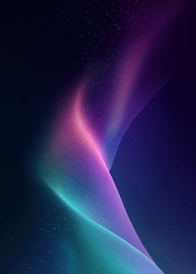 Abstract Aurora Lights