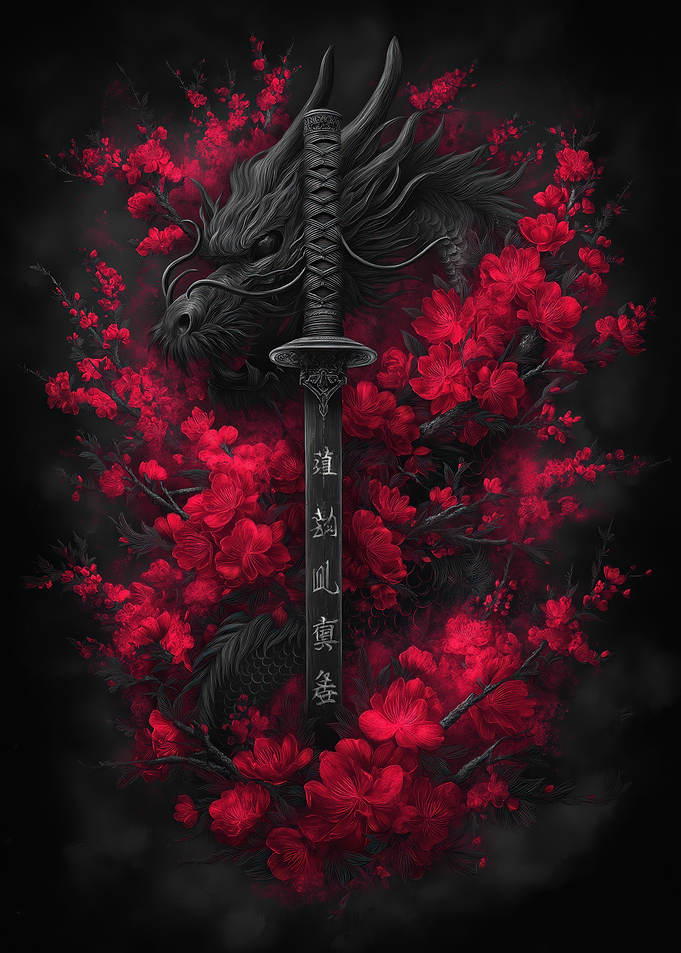 Black Dragon Katana