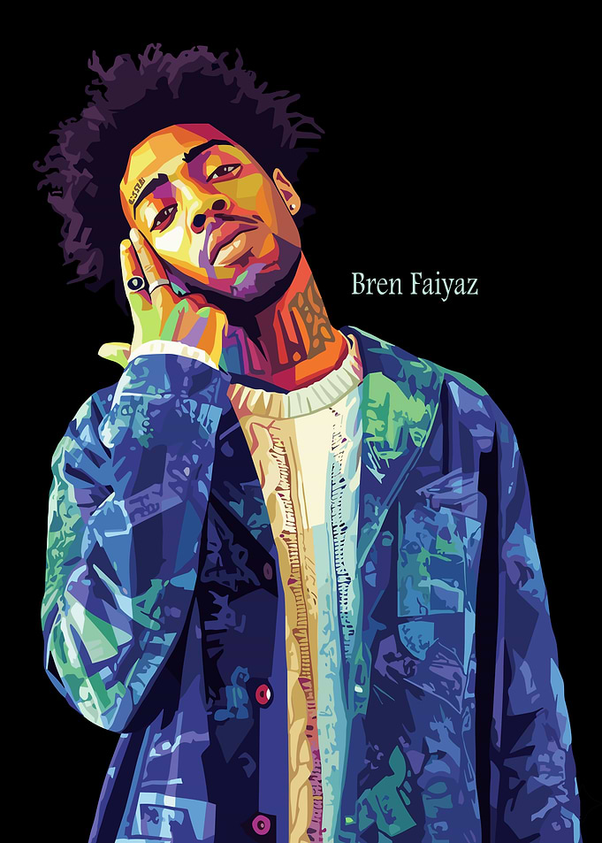 Bren Faiyaz Pop Art Portrait