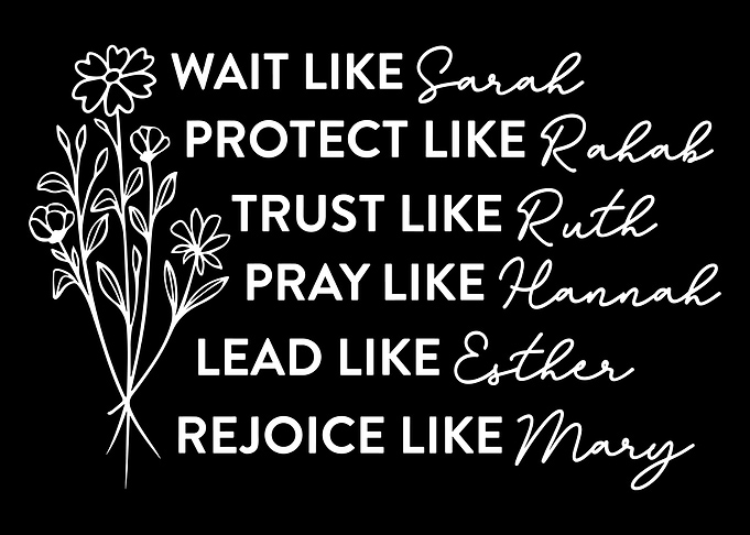 Inspirational Women of the Bible Art