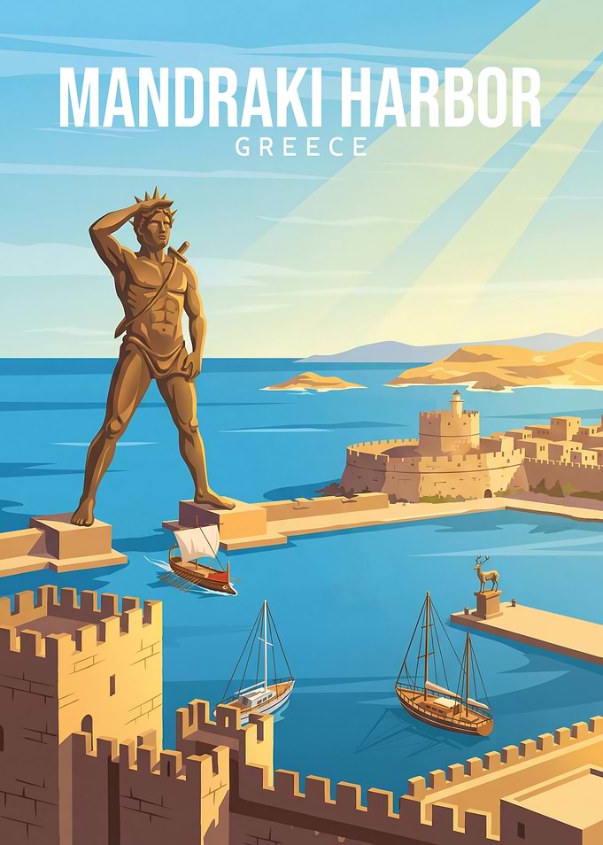 Mandraki Harbor Greece