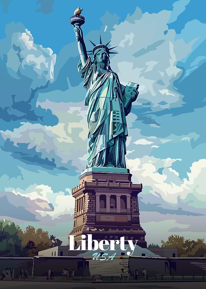 Statue of Liberty Illustration