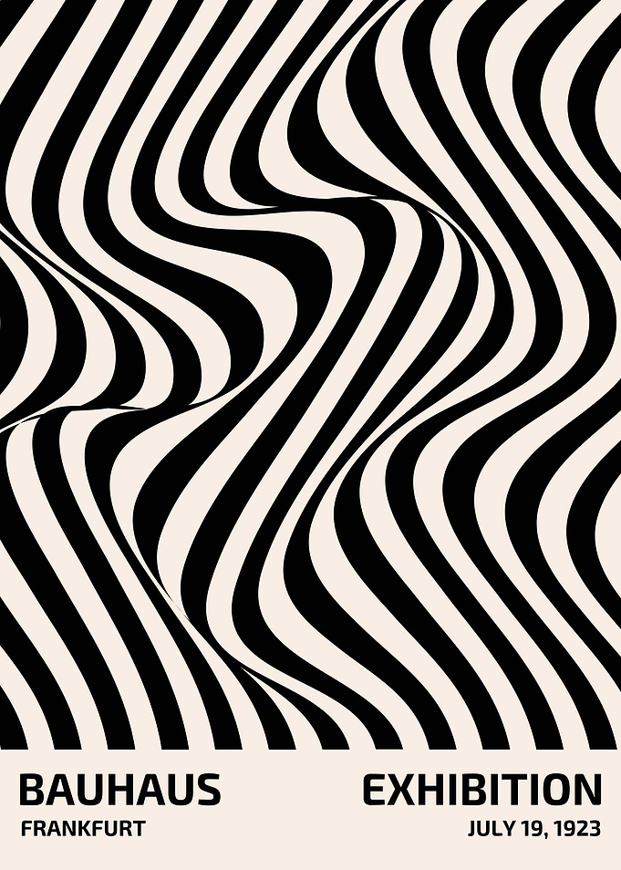 Bauhaus Exhibition Poster, Frankfurt 1923