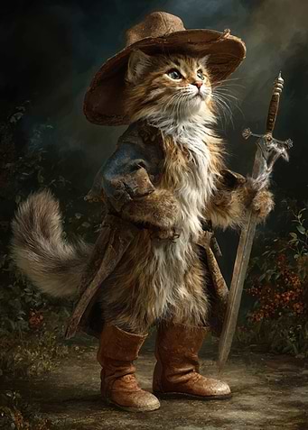 Puss in Boots Cat Warrior