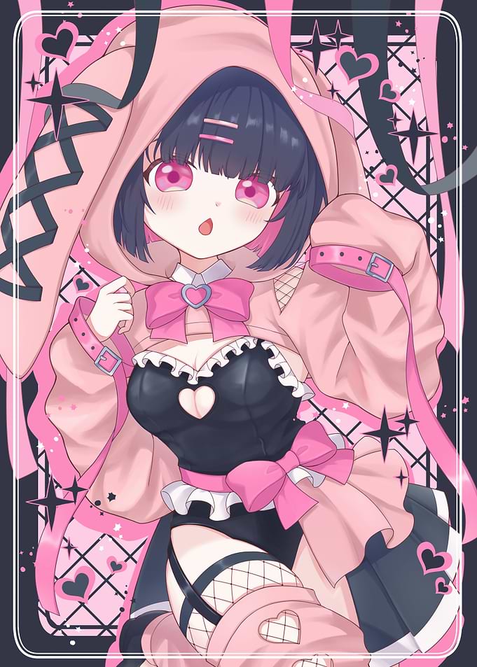 Anime Girl in Bunny Outfit