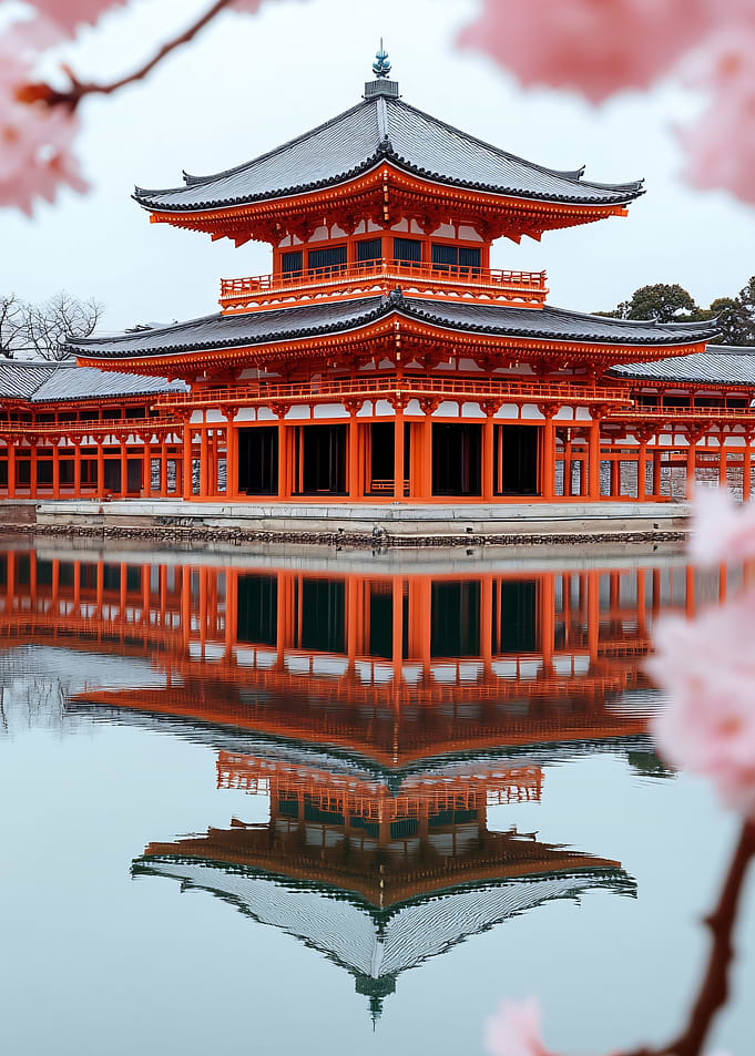 Byodo-in Temple Reflection