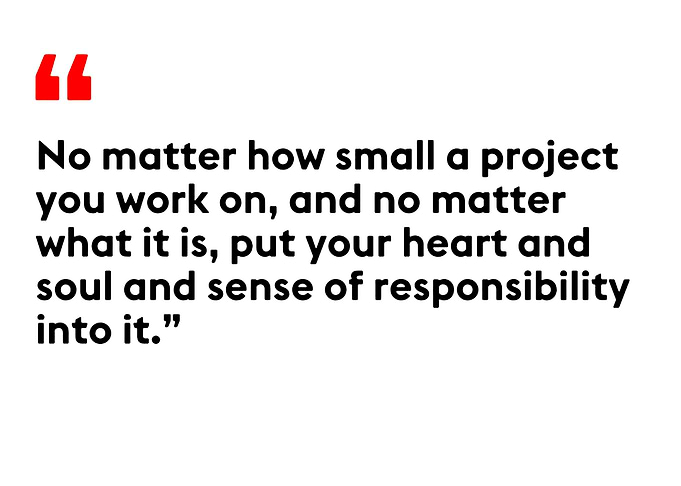 Inspirational Quote on Project Responsibility