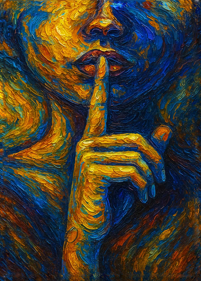Abstract Shush Painting