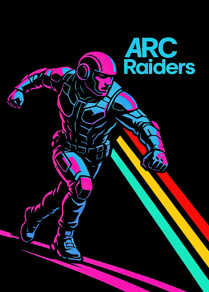 Arc Raiders Neon Illustration