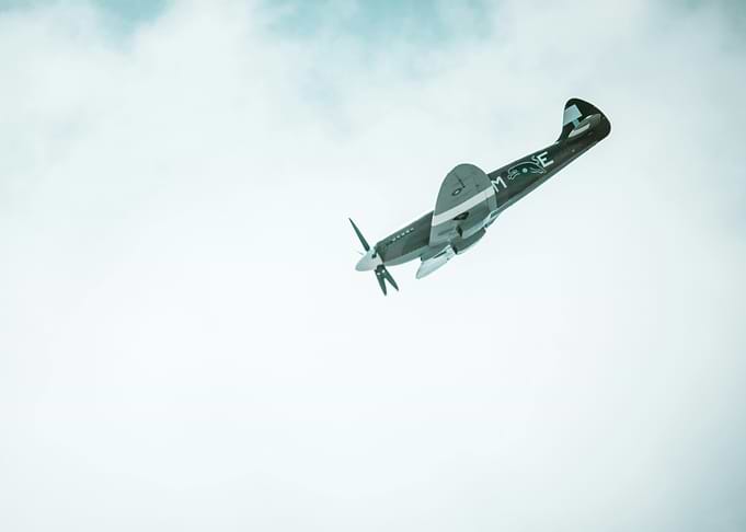Spitfire Diving.