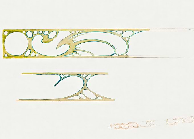 Abstract Organic Design Sketch