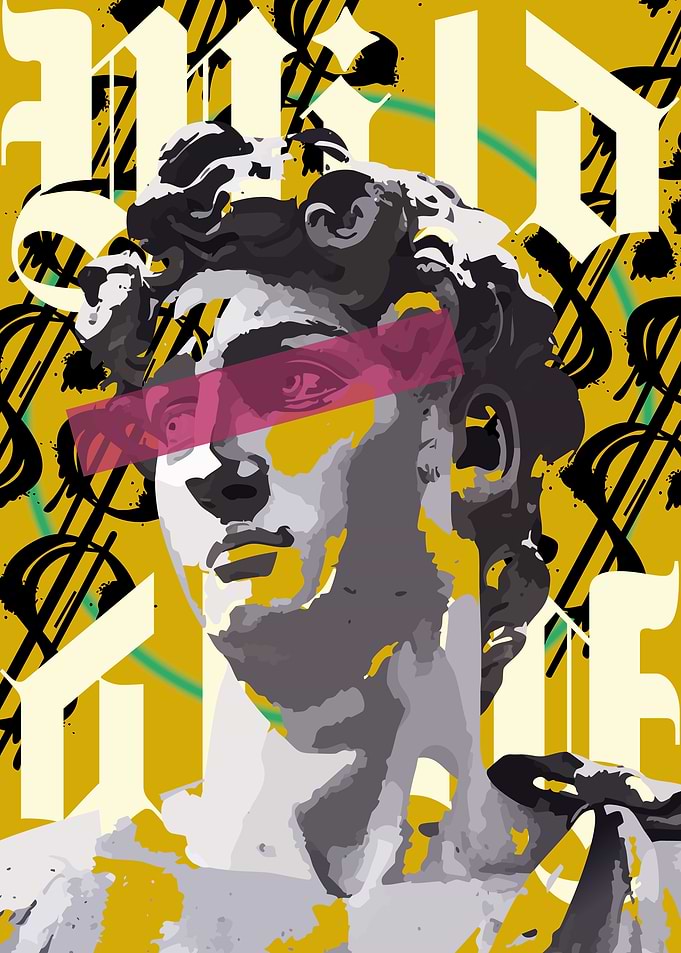 David Statue Pop Art