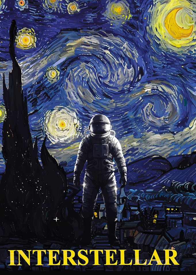 Interstellar Starry Night
