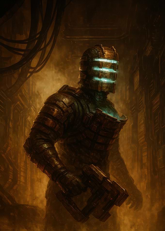 Dead Space Isaac Clarke Illustration