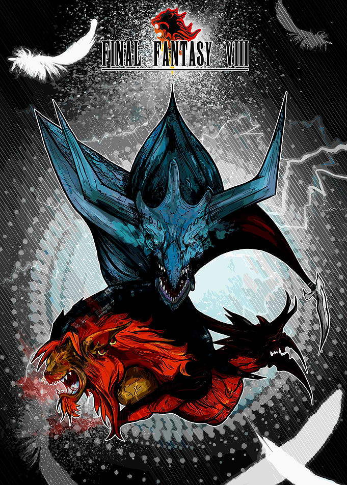Final Fantasy VIII Guardian Forces Illustration