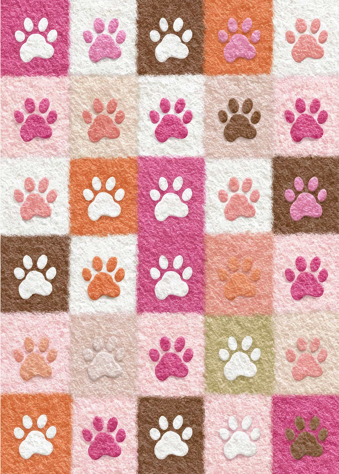 Paw Print Pattern