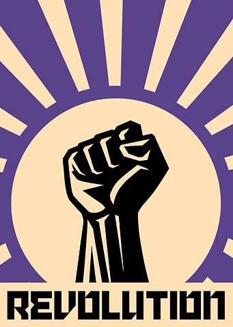 Revolution Violet Poster