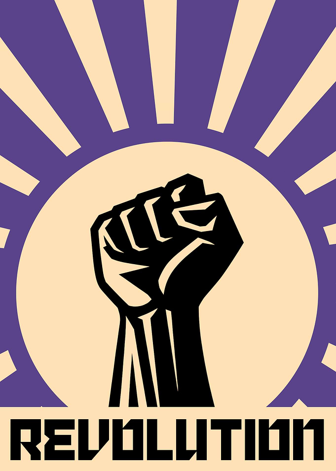 Revolution Violet Poster