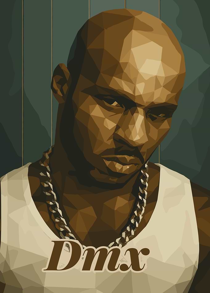 DMX Low Poly Portrait