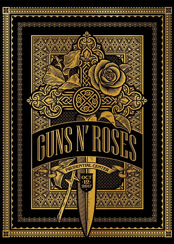 Guns N' Roses Concert Poster