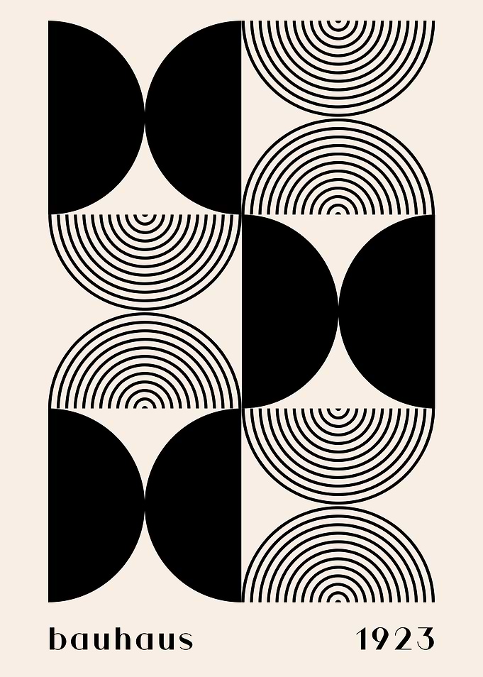 Bauhaus 1923 Geometric Art Print