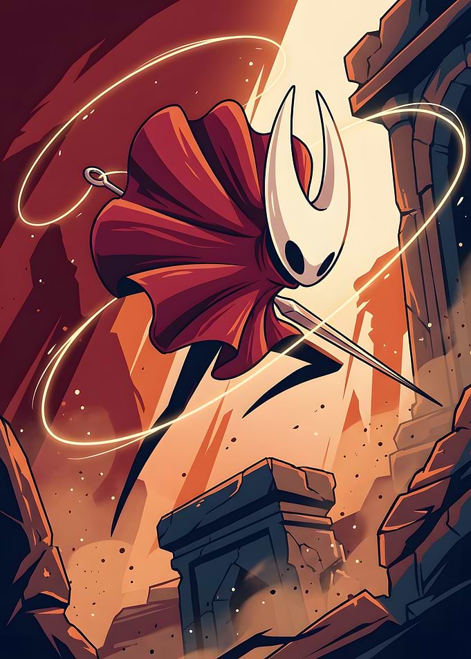 Hollow Knight Hornet Action Pose