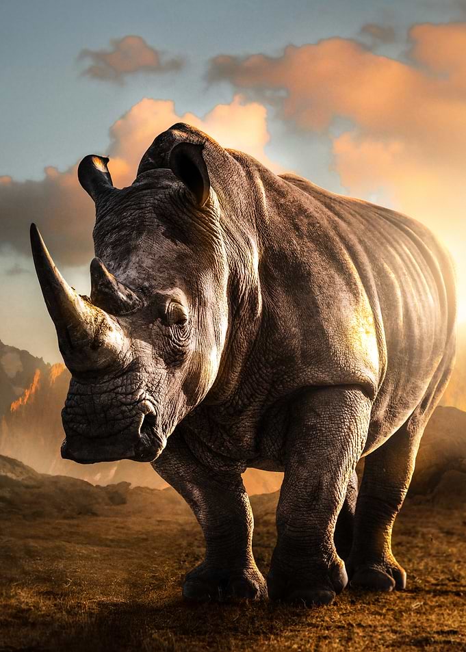 Rhino in the Wild