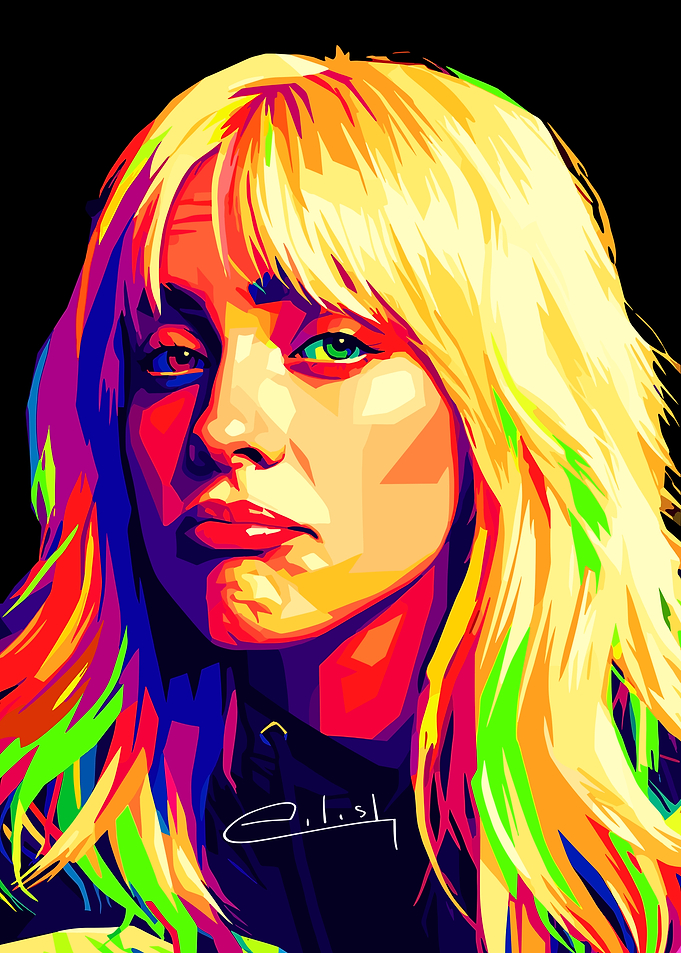 Billie Eilish Colorful