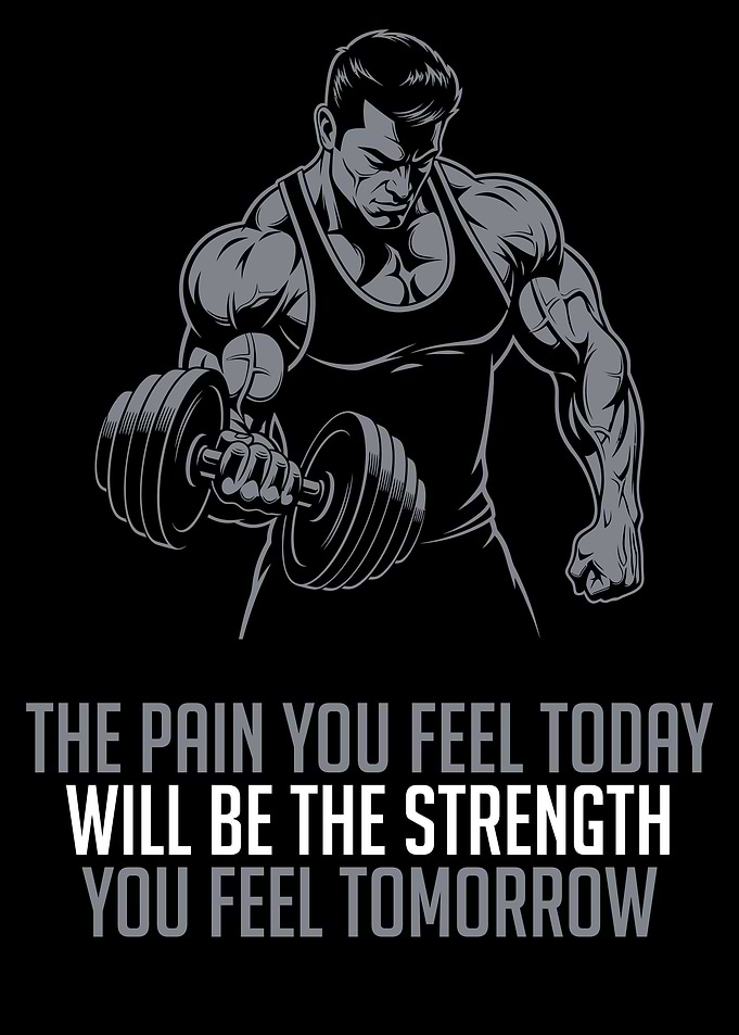 Motivational Gym Artwork