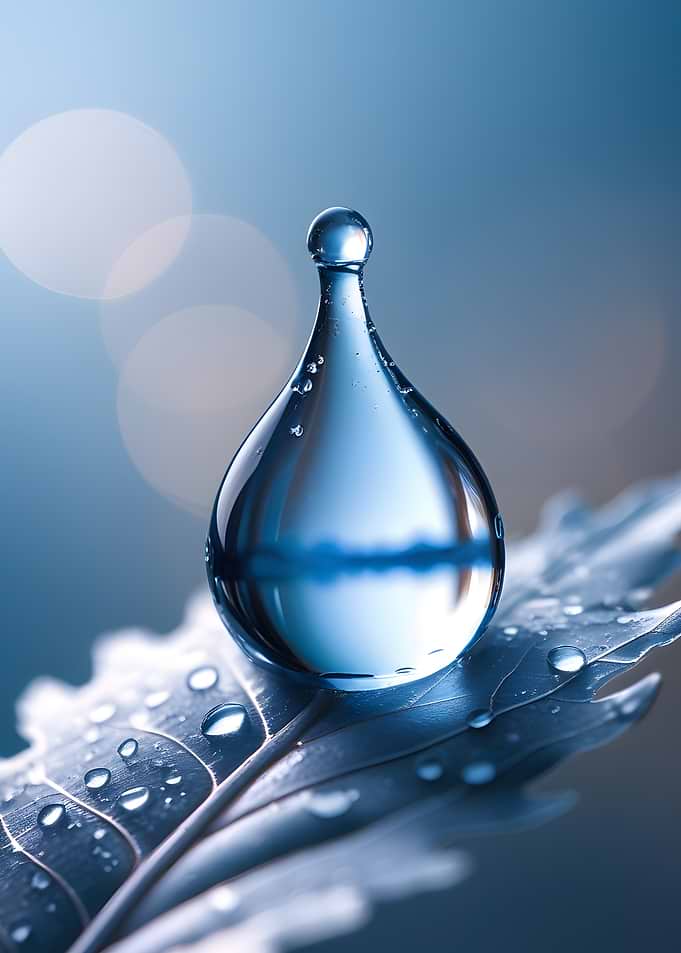 Water Drop on Leaf