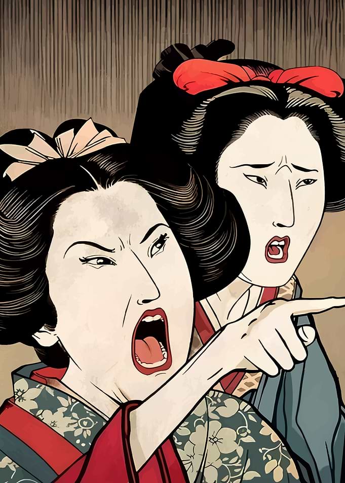 Screaming Geisha Meme