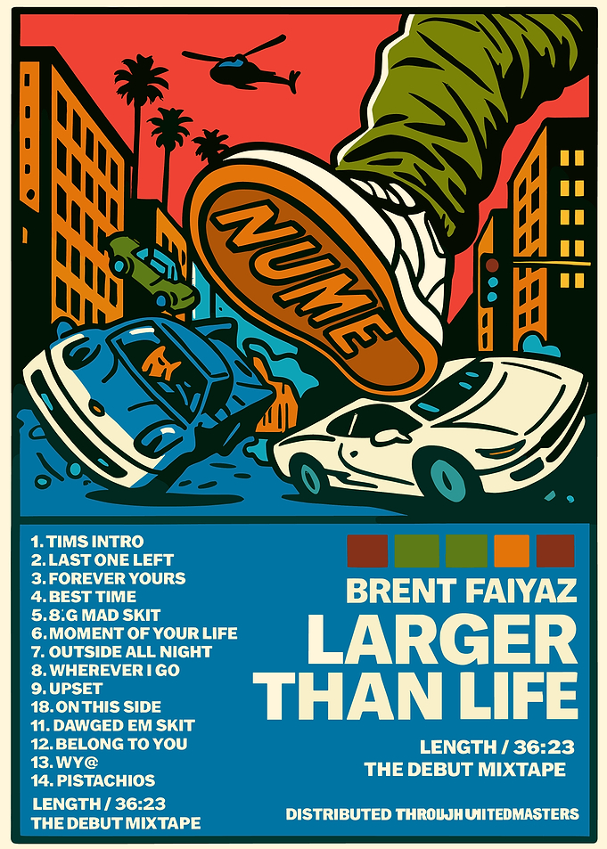 Brent Faiyaz - Larger Than Life