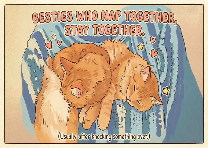 Besties Napping Together